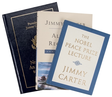 Lot of (3) Jimmy Carter Autographed Books (JSA)